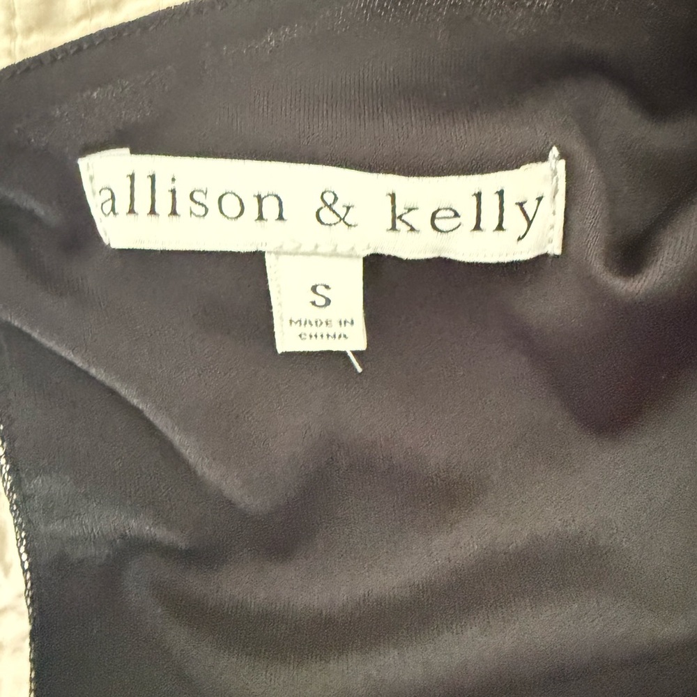 Allison & Kelly Black Polka Dot Sheer Mini Long Sleeve whimsigoth Dress - Picture 5 of 9
